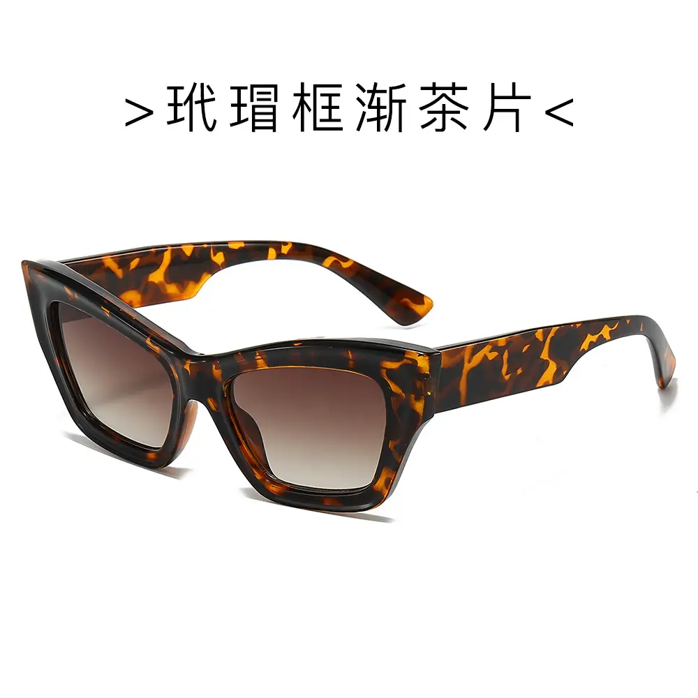 Black Frame White Case Sunglasses for Men Women - Image 3