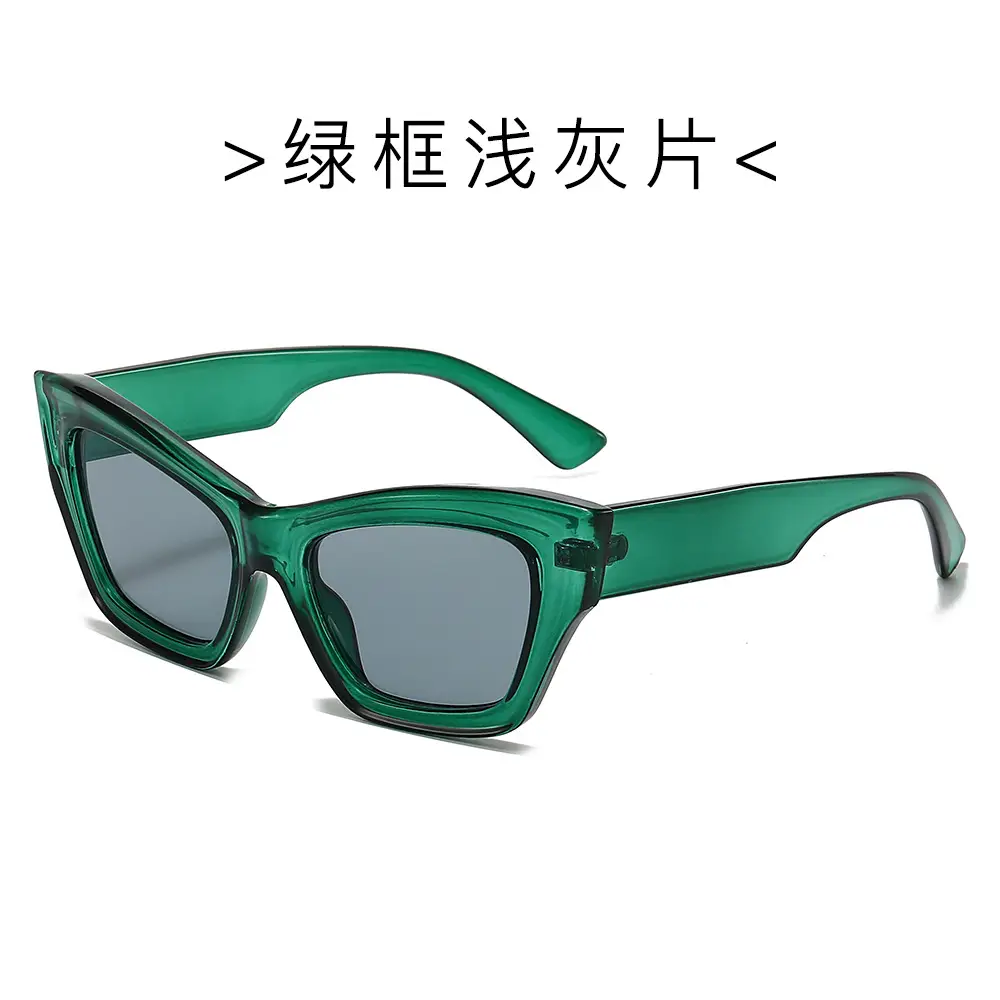 Black Frame White Case Sunglasses for Men Women - Image 6