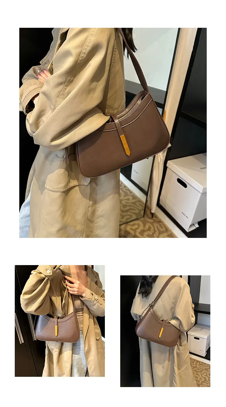 Black Retro Shoulder Bag for Women 2024 — feature 7