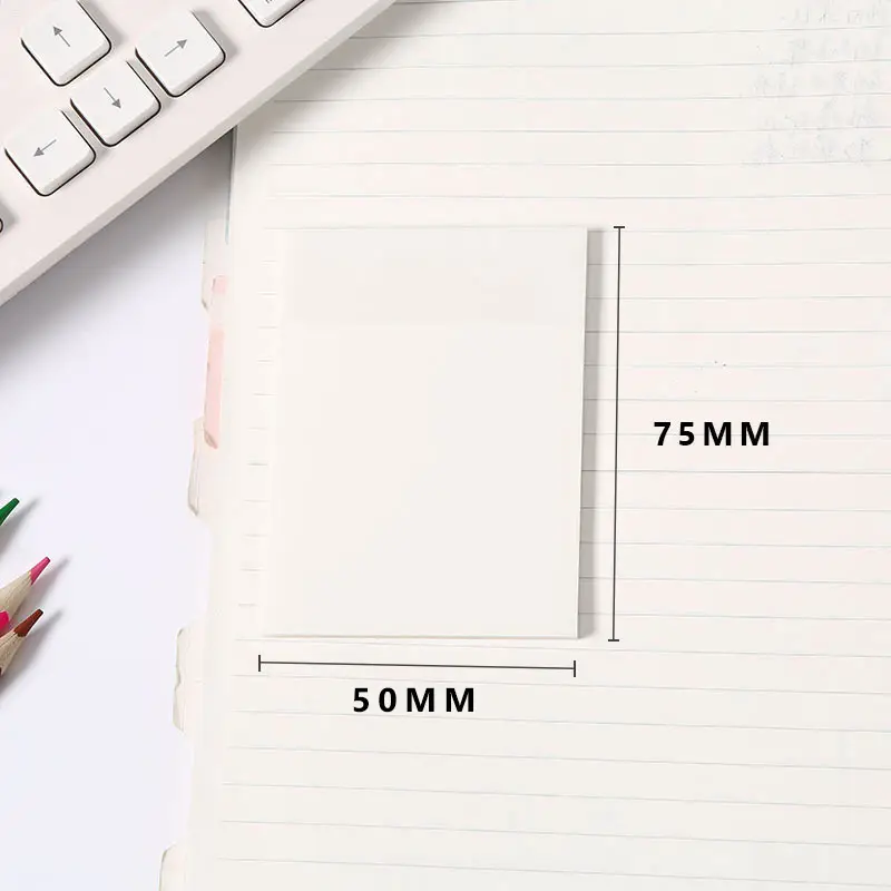 Transparent and convenient stickers can be handwritten with sticky and tearable notes. High-value students can use them to take notes and draw key points.