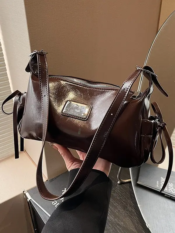 Women Crossbody Bag Black Leather 2026 New Model