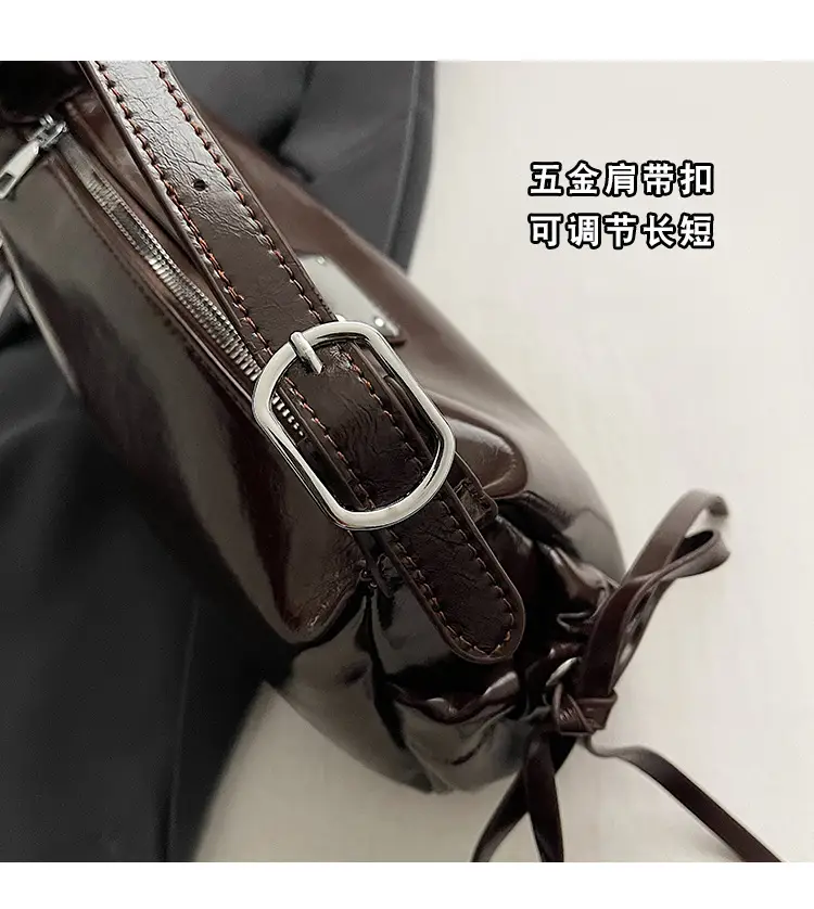 Women Crossbody Bag Black Leather 2026 New Model — feature 3