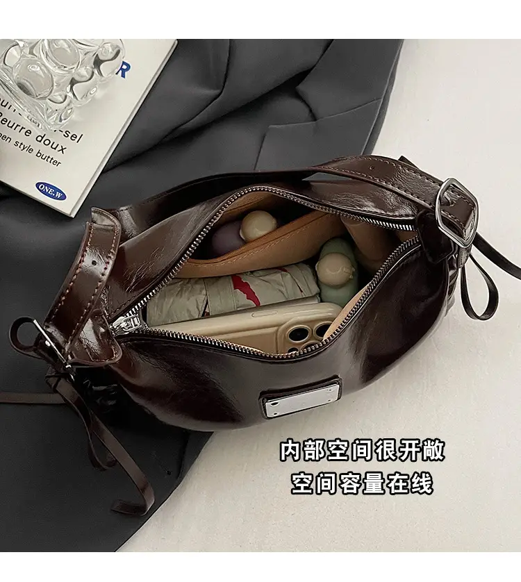 Women Crossbody Bag Black Leather 2026 New Model — feature 9