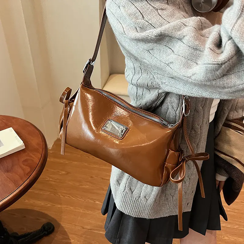 Women Crossbody Bag Black Leather 2026 New Model
