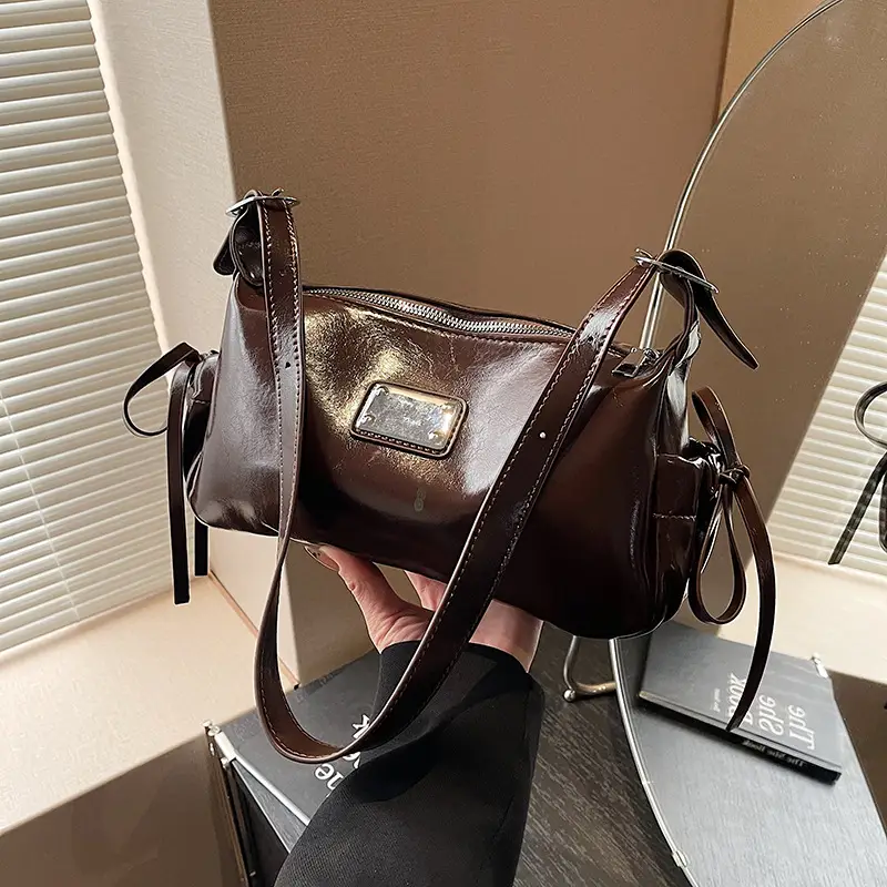 Women Crossbody Bag Black Leather 2026 New Model