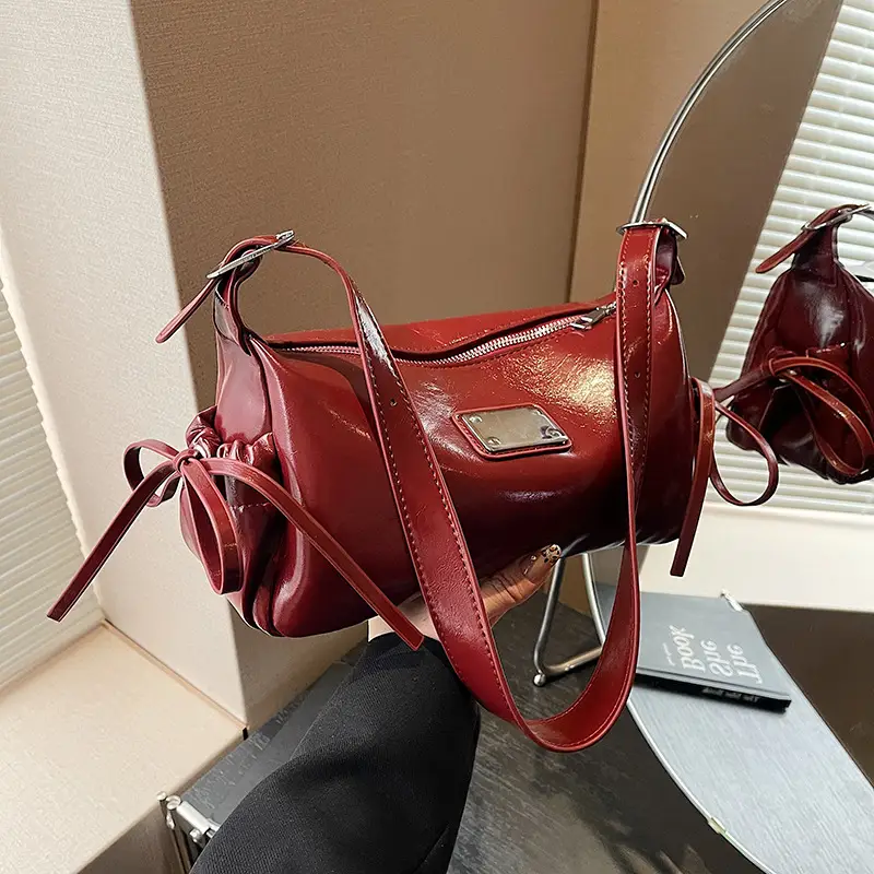 Women Crossbody Bag Black Leather 2026 New Model