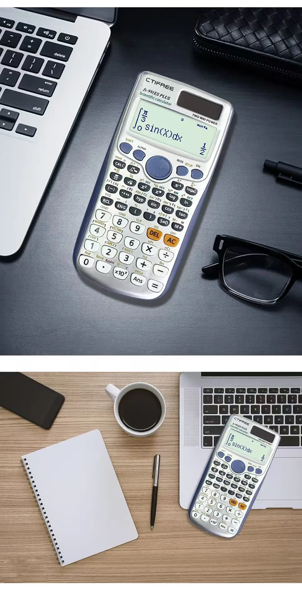 Cross-border fx991esplus2nd function calculator student scientific calculator matrix complex solution equation logo — feature 8