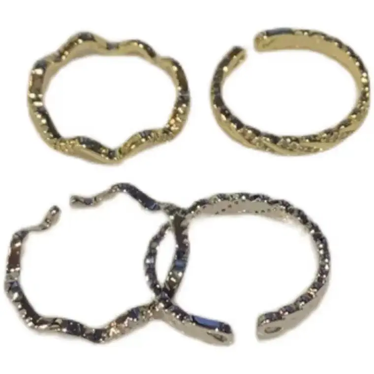 Korean Style Light Luxury Cold Open Adjustable Finger Ring - Image 9
