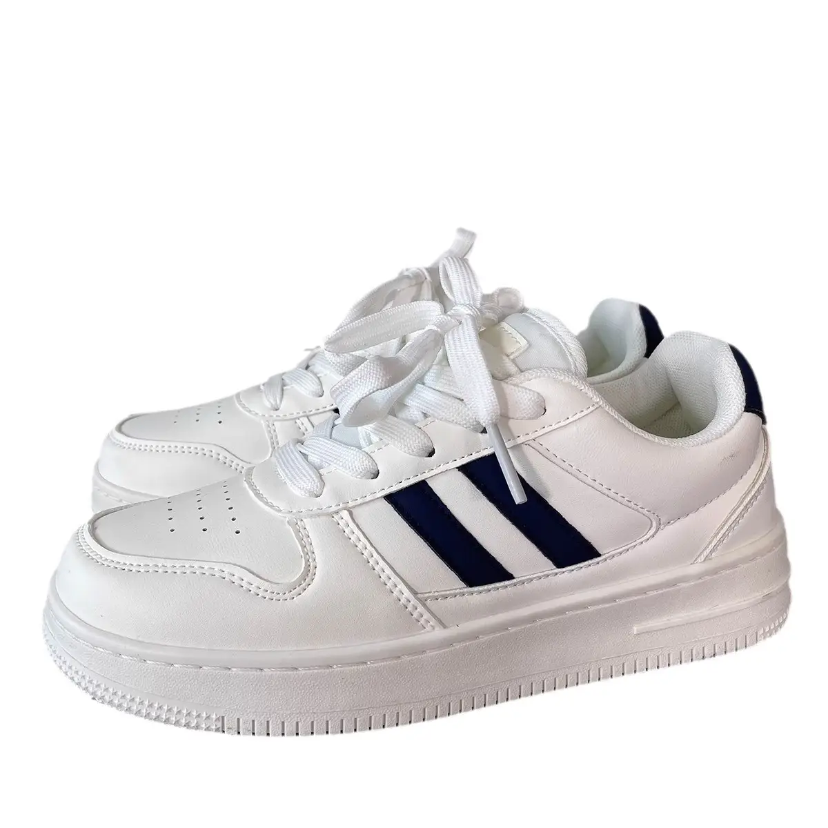 Women White Thick Sole Sports Shoes 2025 - Image 6