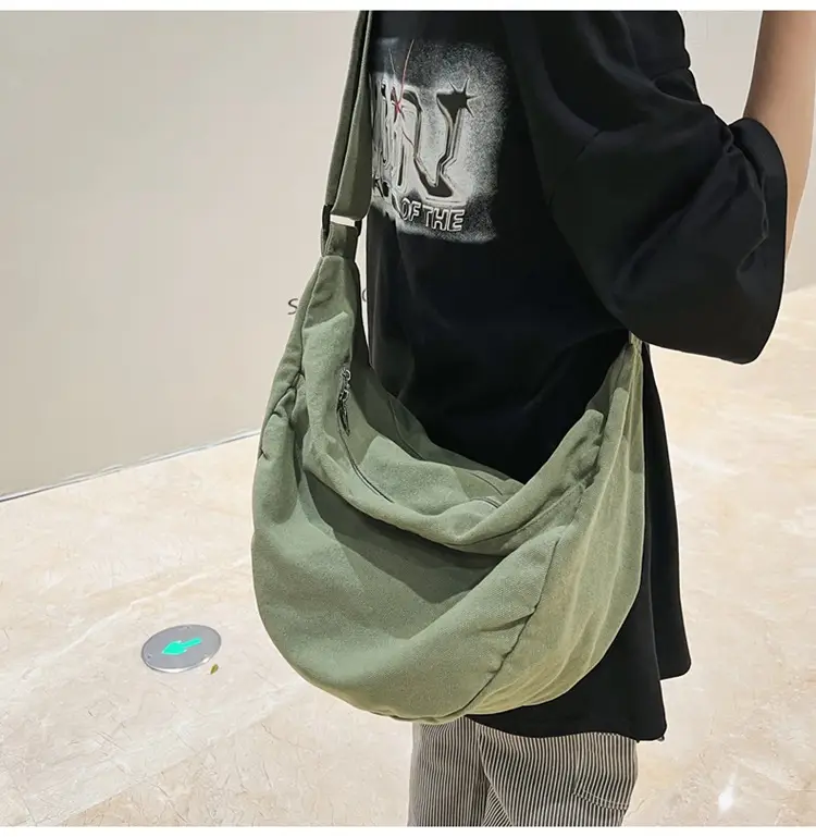 Women's Green Crossbody Bag with Elastic Wrap — feature 27