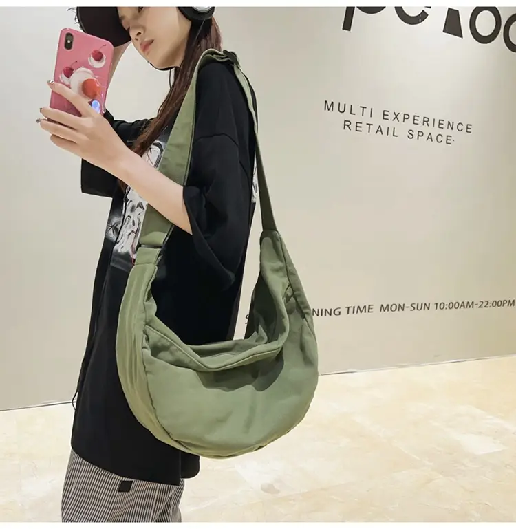 Women's Green Crossbody Bag with Elastic Wrap — feature 28