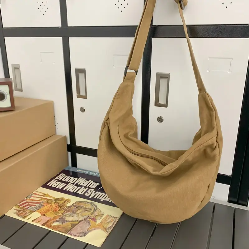 Women's Green Crossbody Bag with Elastic Wrap