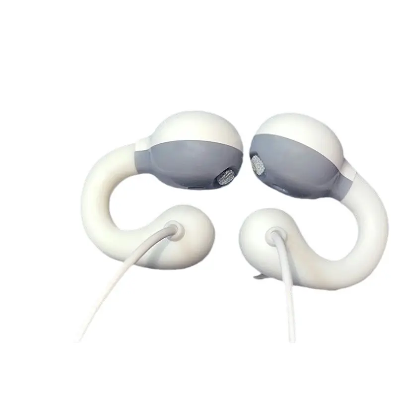 Non-In-Ear Wired Earphones Digital Earphones Typec High-Quality Desktop Earphones Round Hole Extra Long Extension Cord