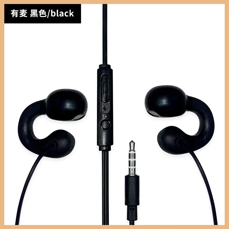 Non-In-Ear Wired Earphones Digital Earphones Typec High-Quality Desktop Earphones Round Hole Extra Long Extension Cord