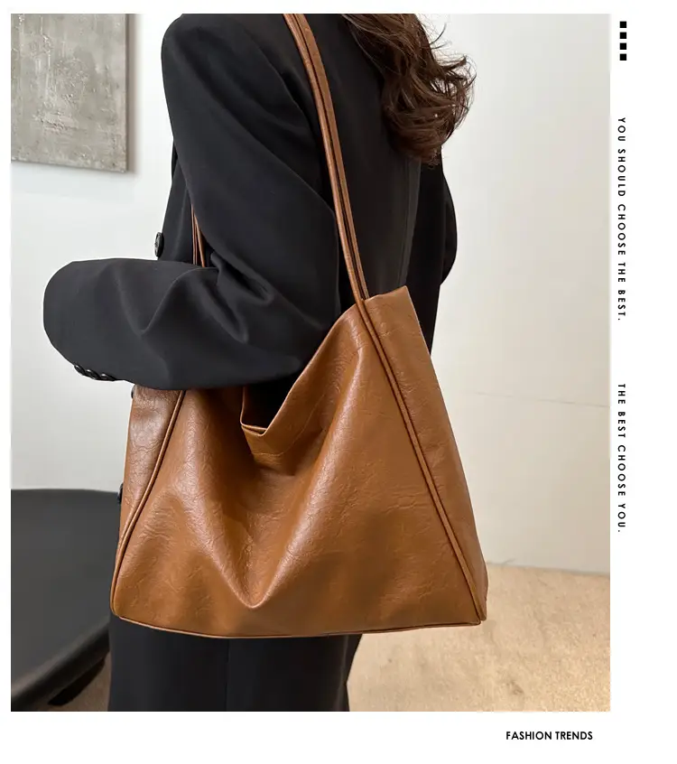 Black Korean Style Women's Tote Bag 2024 — feature 1