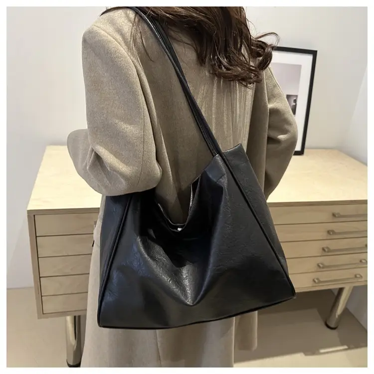 Black Korean Style Women's Tote Bag 2024 — feature 18