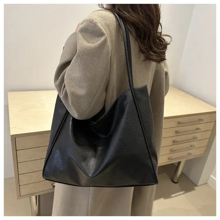 Black Korean Style Women's Tote Bag 2024 — feature 19