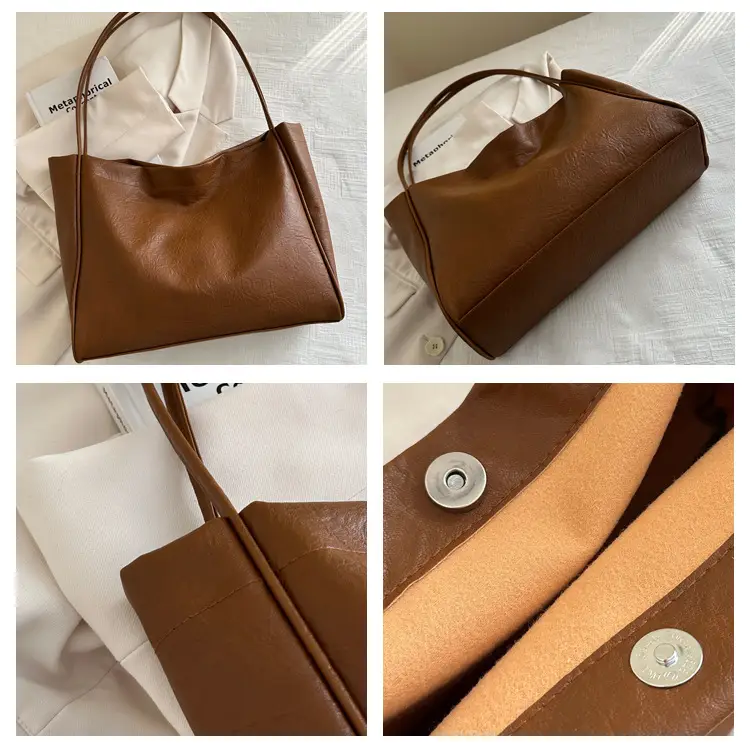 Black Korean Style Women's Tote Bag 2024 — feature 7