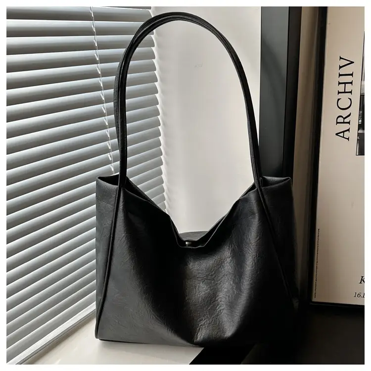 Black Korean Style Women's Tote Bag 2024 — feature 9