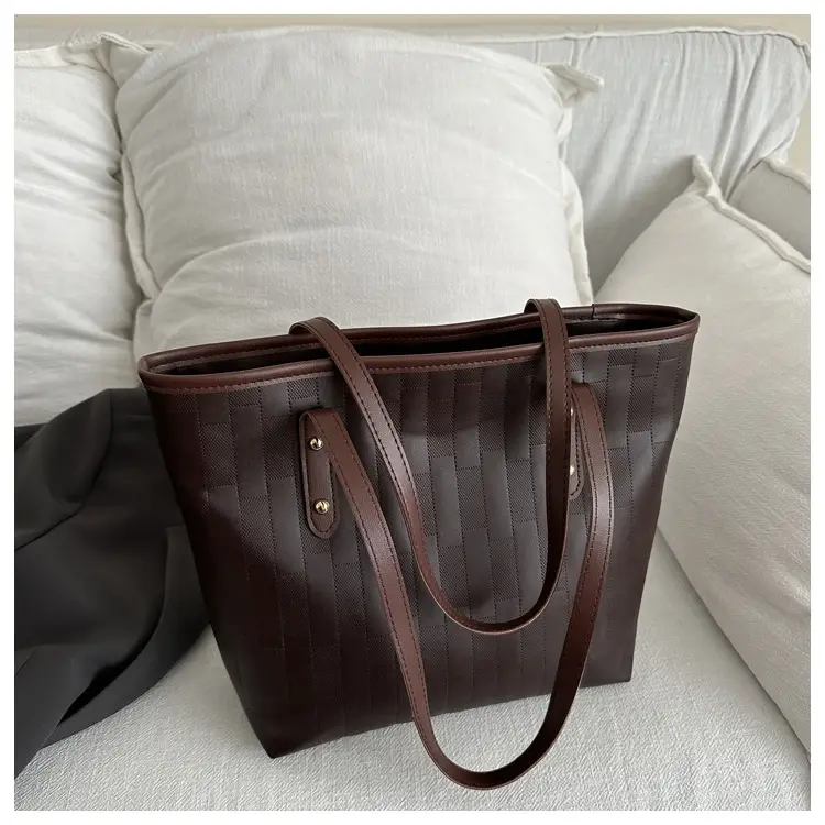 Vintage Brown Large Capacity Women's Tote Bag — feature 10