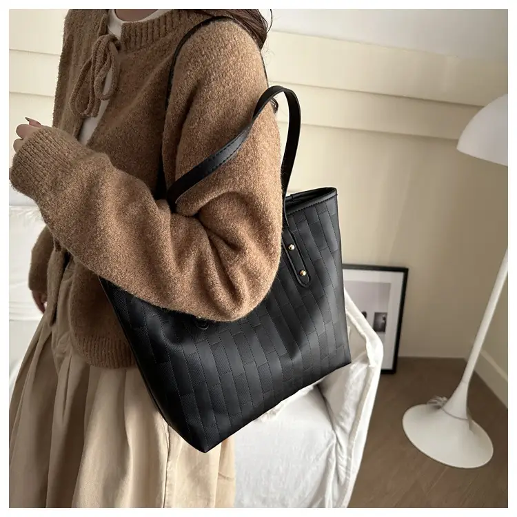 Vintage Brown Large Capacity Women's Tote Bag — feature 18