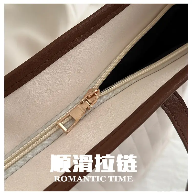 Vintage Brown Large Capacity Women's Tote Bag — feature 6