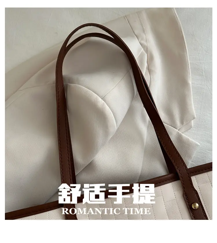 Vintage Brown Large Capacity Women's Tote Bag — feature 7