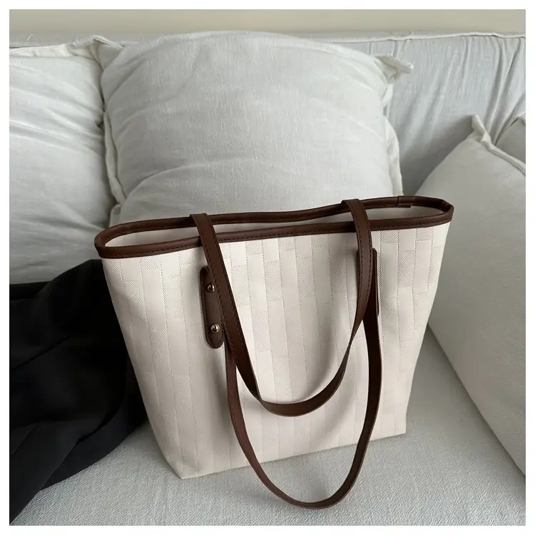 Vintage Brown Large Capacity Women's Tote Bag — feature 9