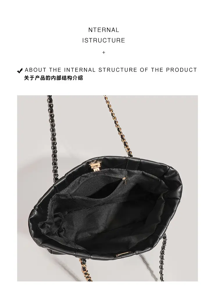 Black Quilted Chain Handbag for Women 2026 — feature 11