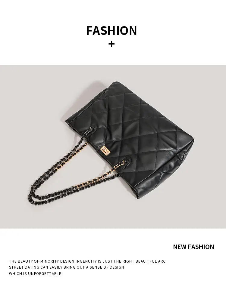 Black Quilted Chain Handbag for Women 2026 — feature 13