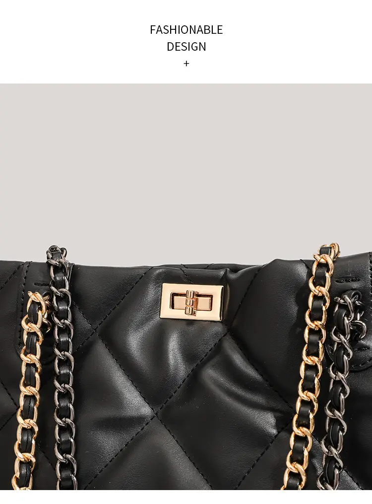 Black Quilted Chain Handbag for Women 2026 — feature 16