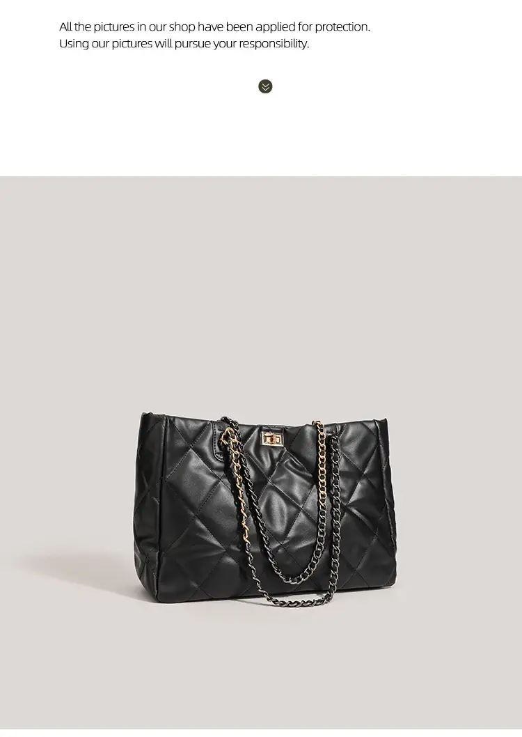 Black Quilted Chain Handbag for Women 2026 — feature 17