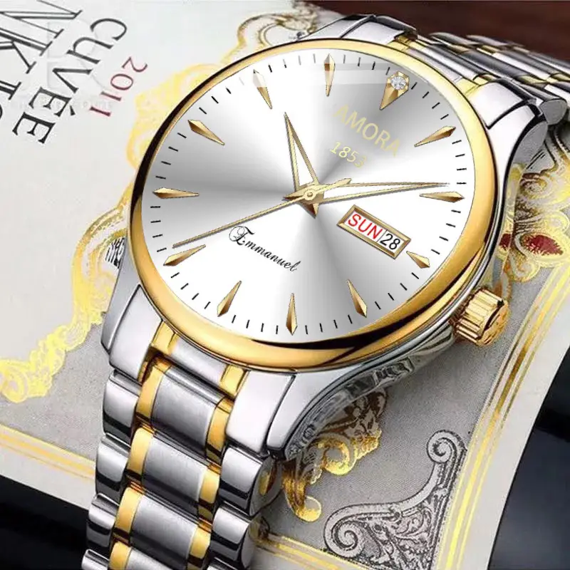 Business Men's Waterproof Quartz Watch with Luminous Calendar - Image 10