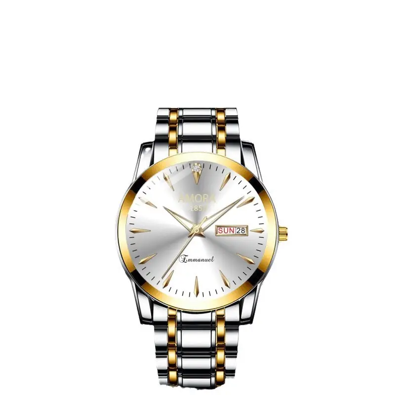 Business Men's Waterproof Quartz Watch with Luminous Calendar - Image 11