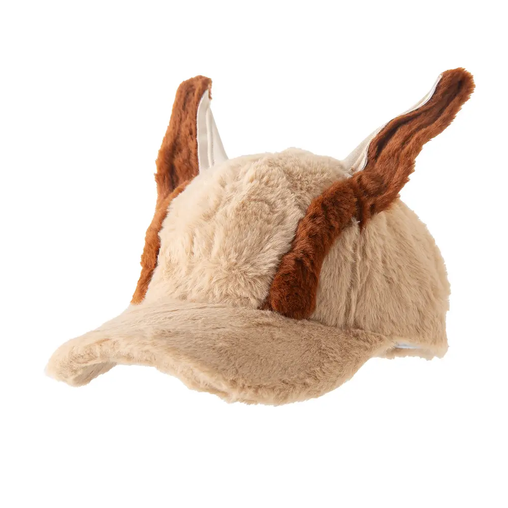 Cute Plush Doberman Ear Cap Warm Winter Hat - Image 3