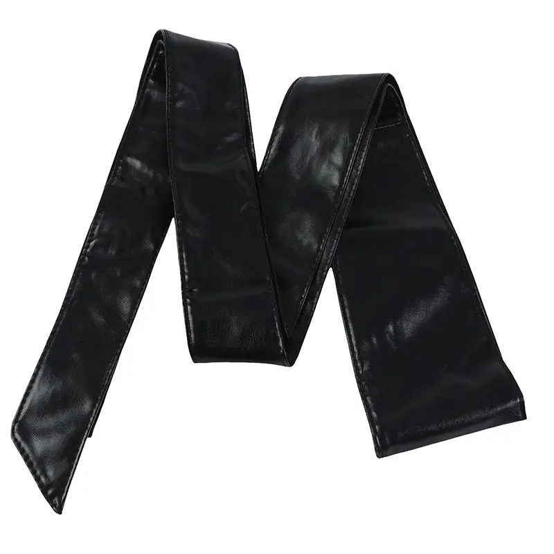 Black Bow Ribbon Waist Belt Decorative Belt — feature 39