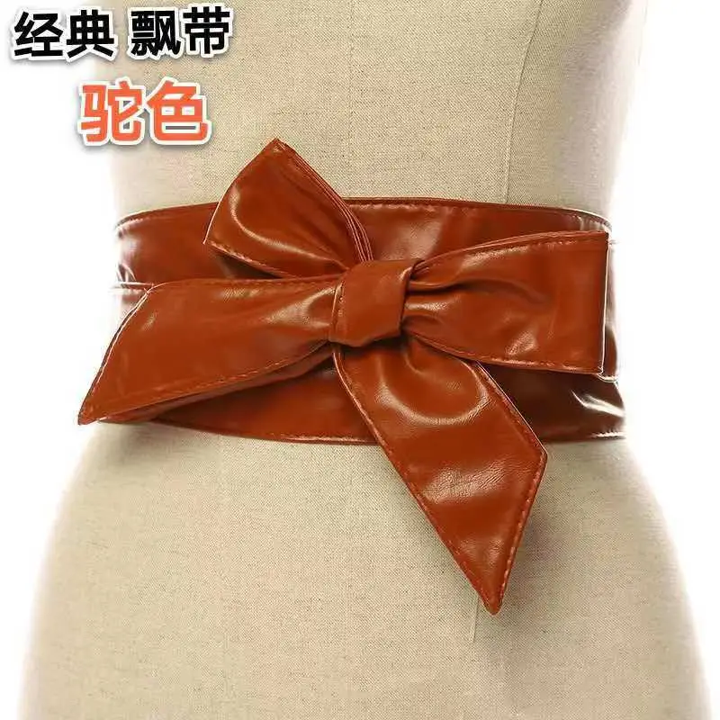 Black Bow Ribbon Waist Belt Decorative Belt — feature 49