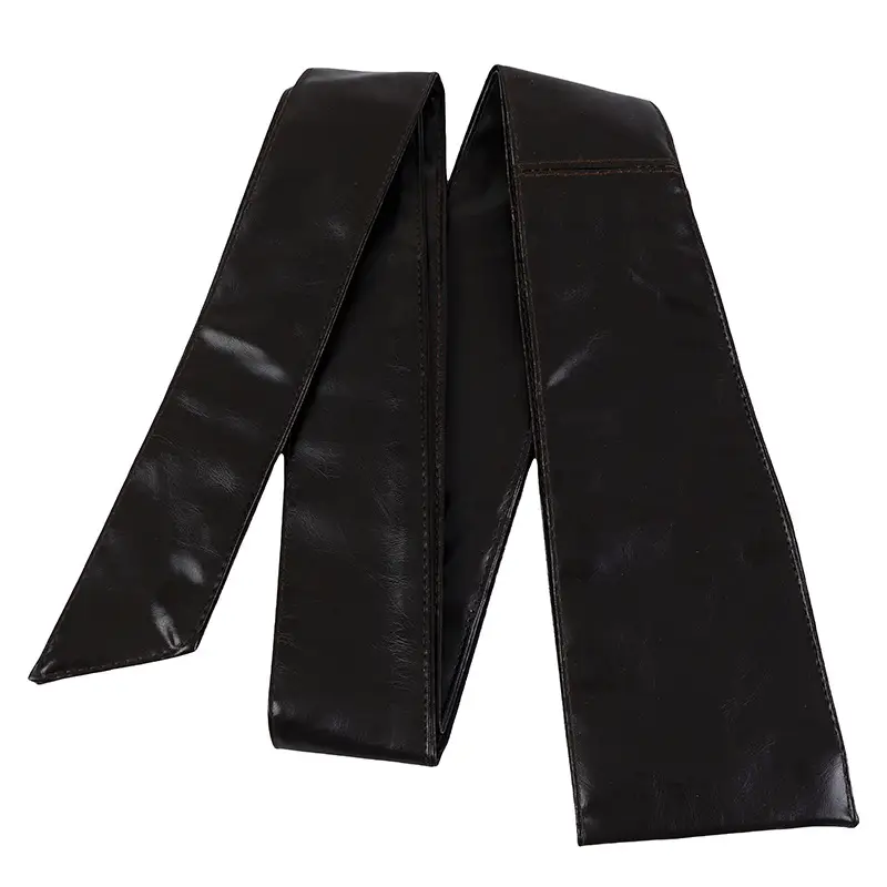 Black Bow Ribbon Waist Belt Decorative Belt - Image 2