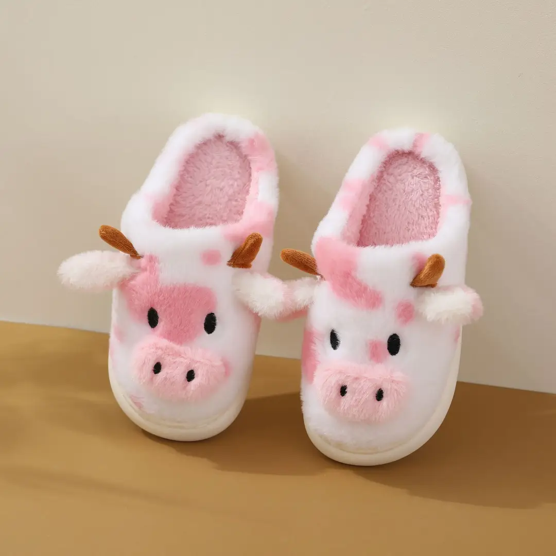 Cross-Border Hot-Selling Cixi Men's and Women's Couple's Outdoor and Home Plush Slippers, Cotton Slippers for Autumn and Winter, Support Small Order Customization — feature 3