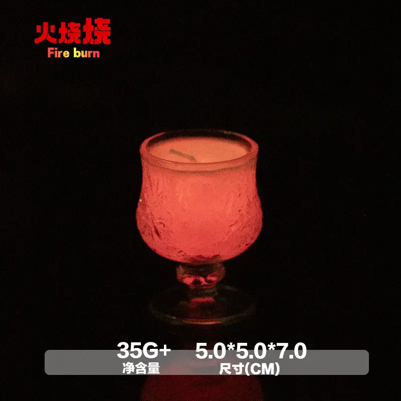 Sexy Low-Temperature Candle Luminous Gilt 42-Degree Canned Aromatherapy Candle Adult Sex Training Props Flirting Foreplay