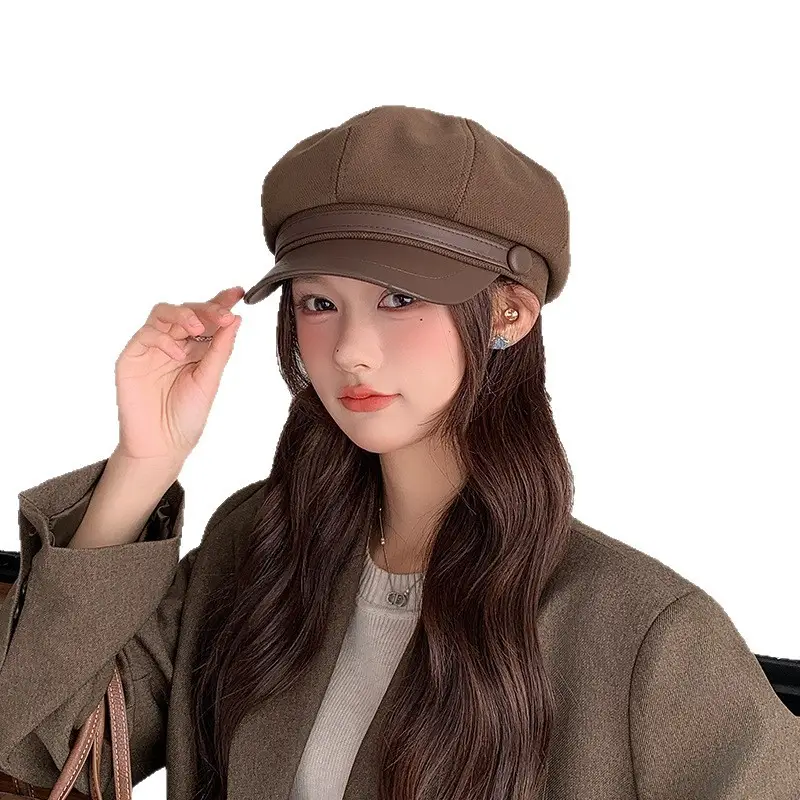 New Wool Cap for Girls Brown 2024 - Image 9