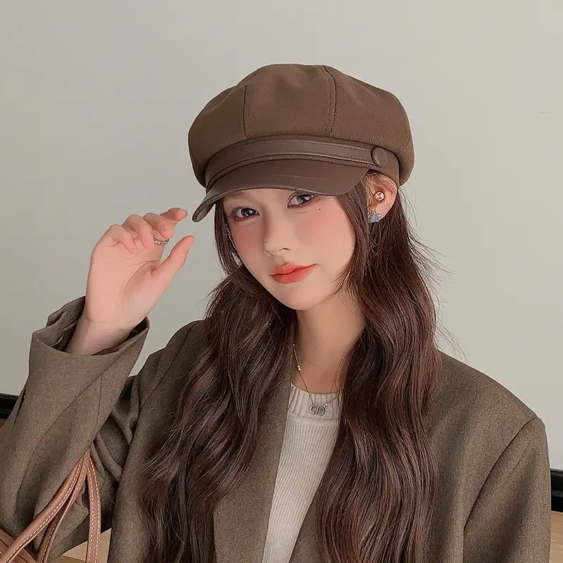 New Wool Cap for Girls Brown 2024 — feature 11