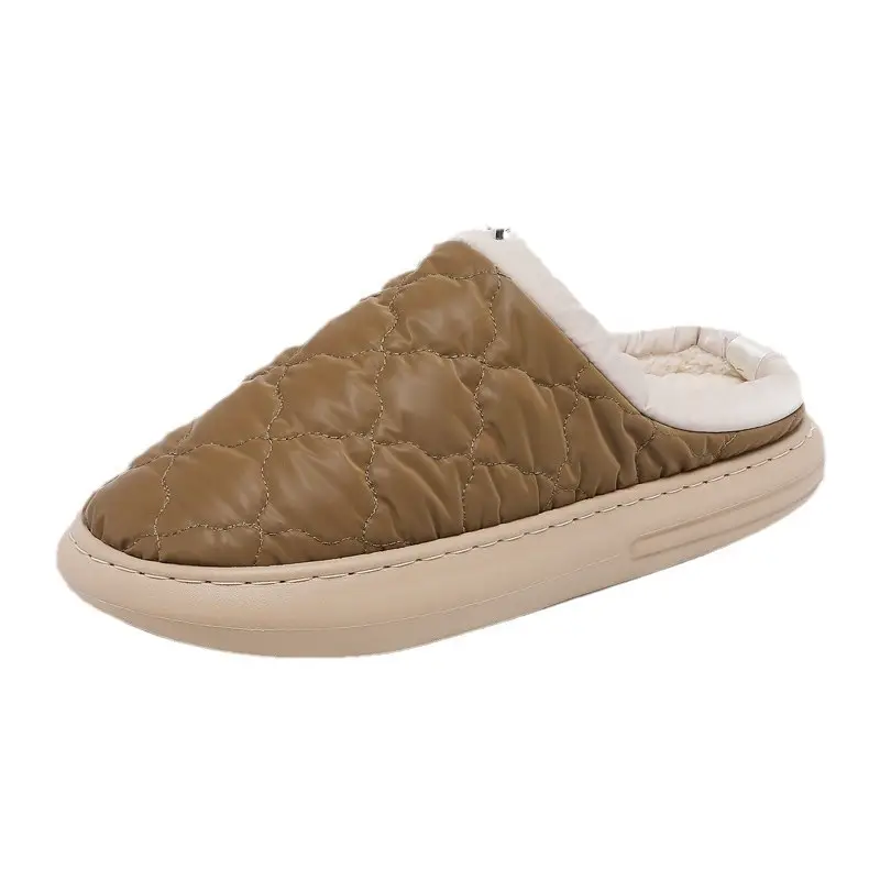 Women Cotton Warm Slippers Waterproof Indoor