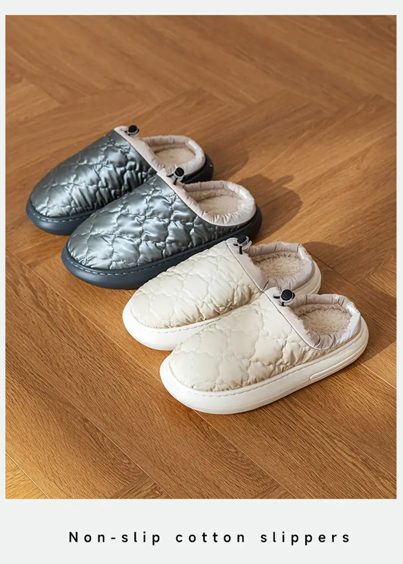 Women Cotton Warm Slippers Waterproof Indoor — feature 15