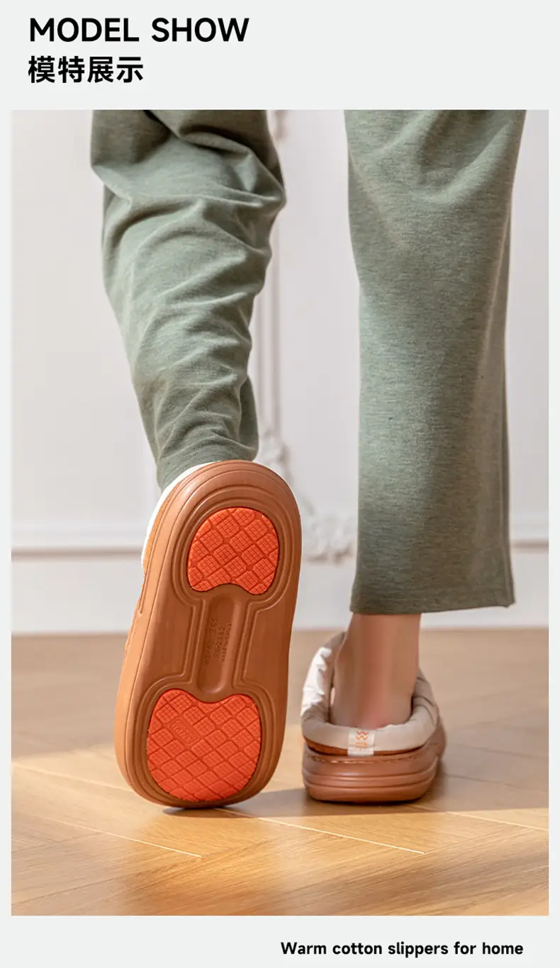 Women Cotton Warm Slippers Waterproof Indoor — feature 3