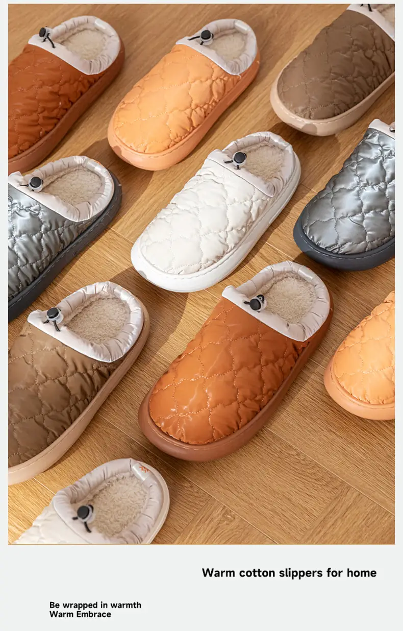 Women Cotton Warm Slippers Waterproof Indoor — feature 5