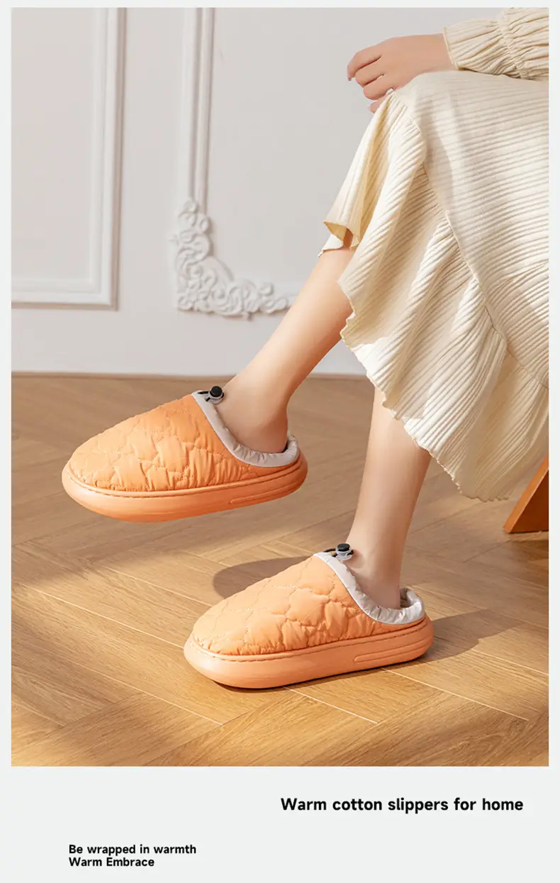 Women Cotton Warm Slippers Waterproof Indoor — feature 7