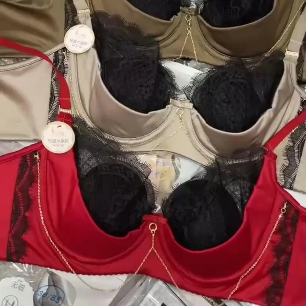 Mesh Underwear Big Chest Show Little Rabbit Ear Cup