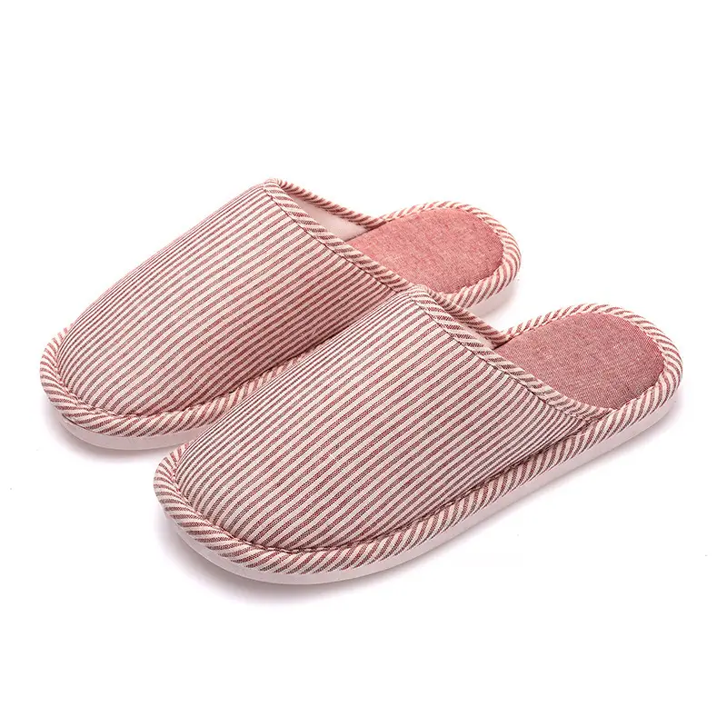 Cotton Slippers for Men, Autumn and Winter, Large Size, Indoor, Couple Use, Home Floor, Non-Slip, Bedroom, Simple, Women's Wooden Floor - Image 10