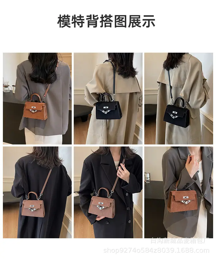 Black Korean Style Shoulder Crossbody Bag for Women 2026 — feature 8